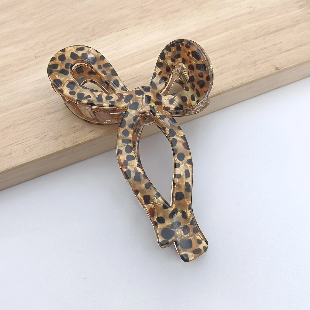 Women's Bow Hair Claw Clip – Acetate Luxury Headdress Bow Hair Claw Clip SWANS 02