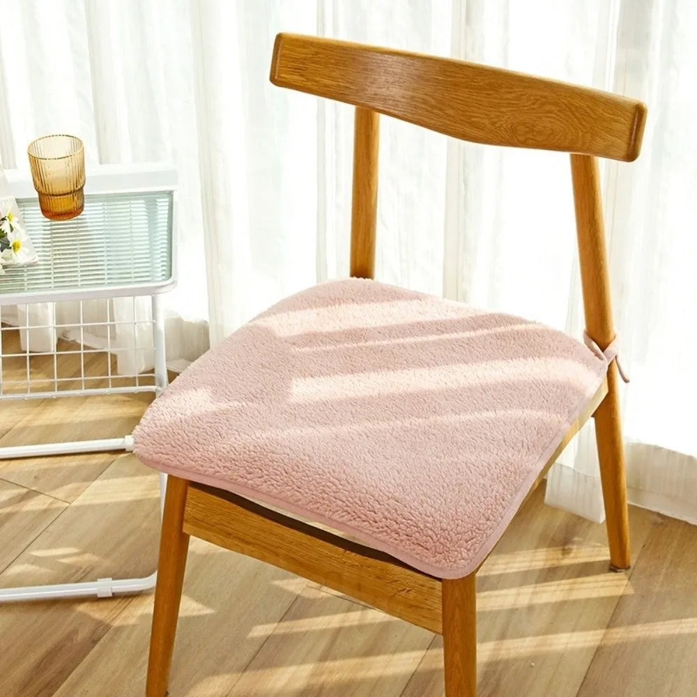 Winter Warm Anti-Slip Seat Cushion 40/45cm – Office & Chair Pad Chair Seat Cushion SWANS Pink 40-40cm