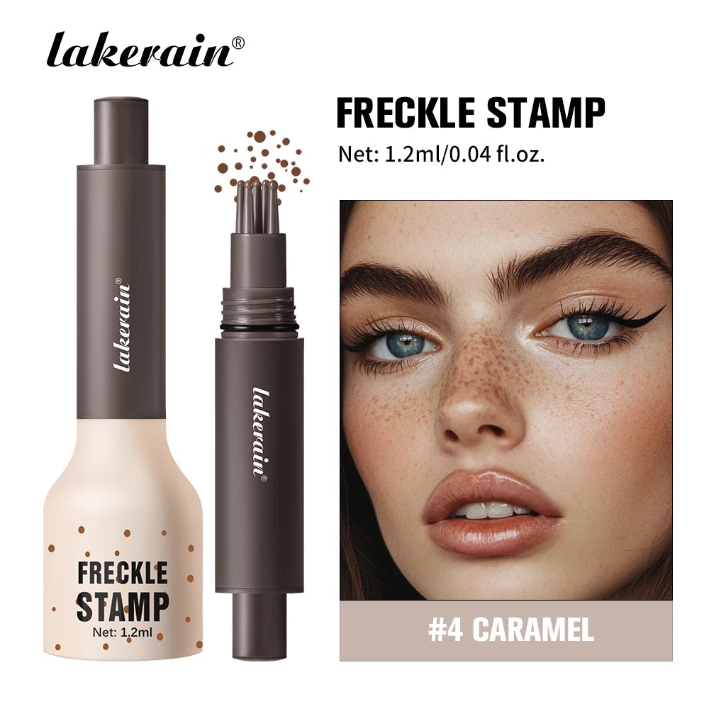 Waterproof Freckle Stamp Pen – Natural Faux Dot Makeup Freckle Stamp Pen SWANS 4Caramel