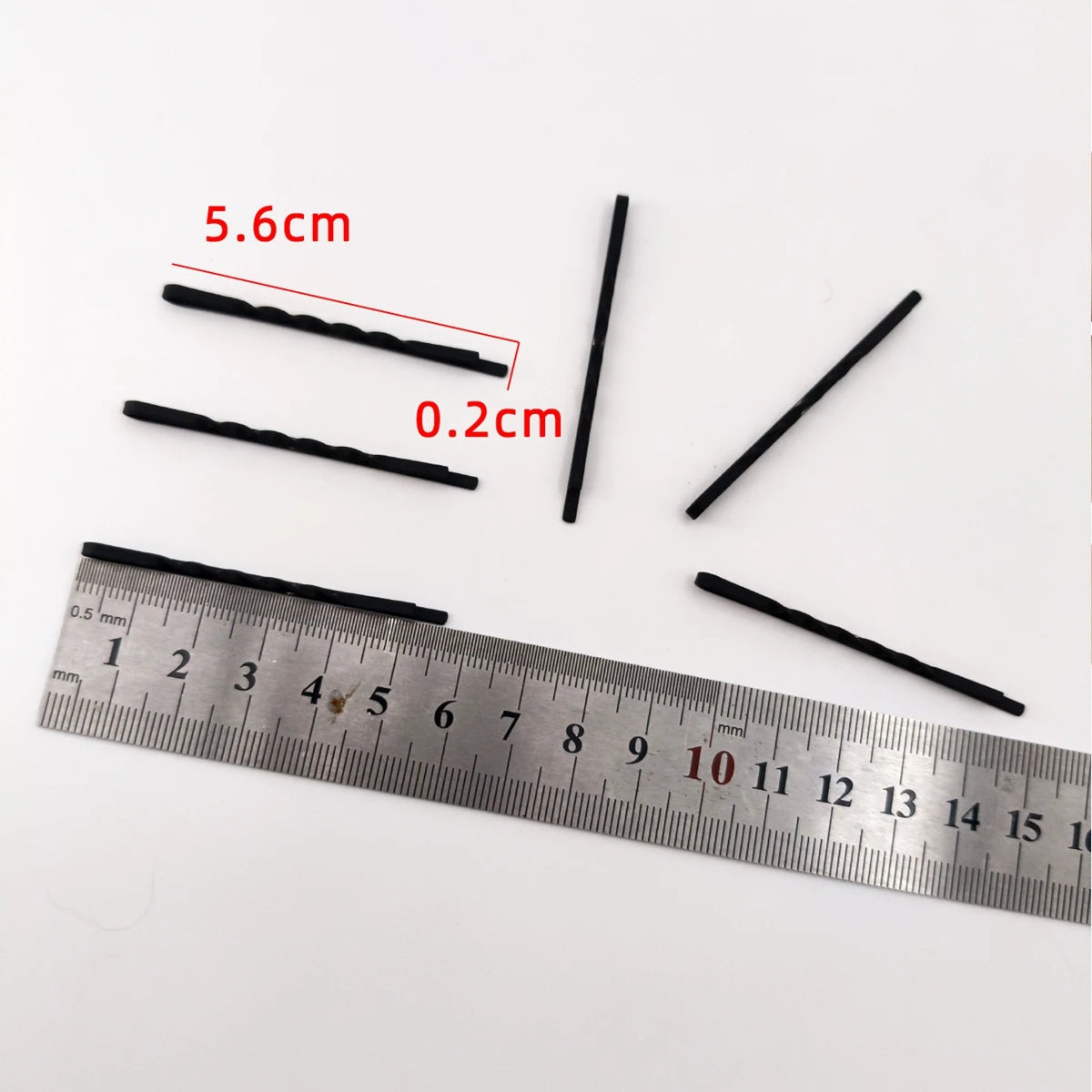 12-Pack Milk Tea Gradient Bobby Pins – Matte Alloy Hair Clips Hair Barrettes SWANS