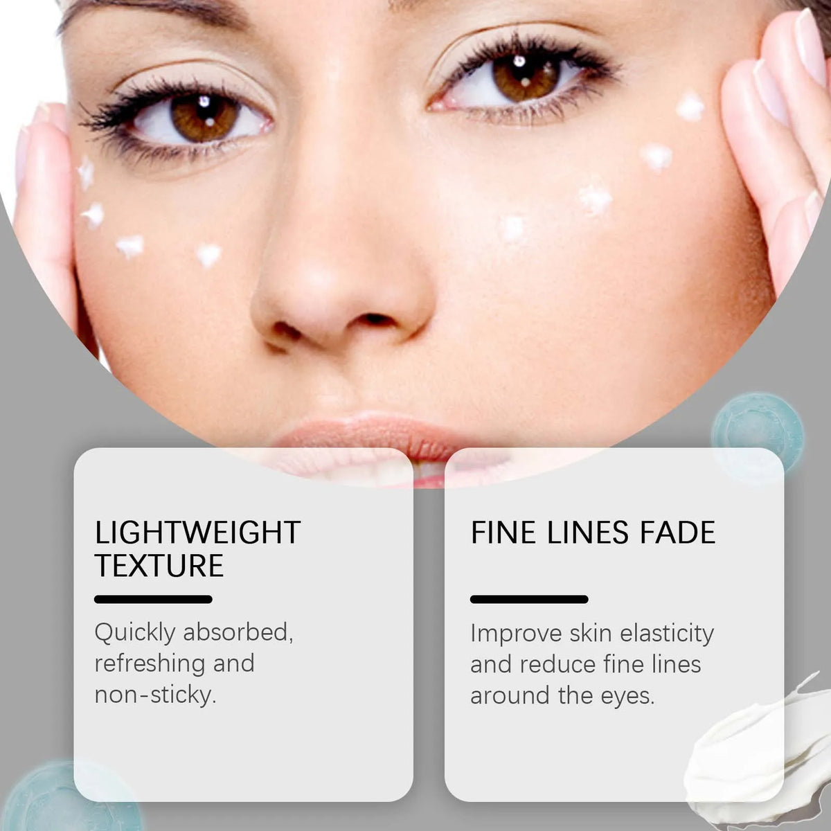 WEST MONTH Firming Eye Cream – Dark Circles & Fine Lines Eye Cream SWANS