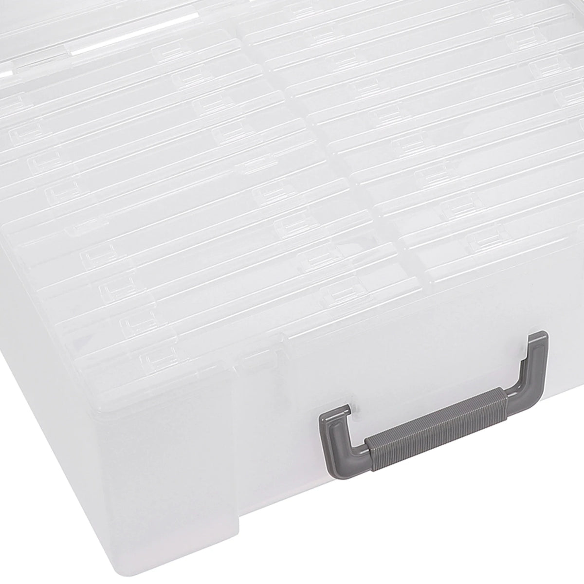 Photo Storage Box Organizer – 18-Case Set with Foldable Handle Photo Storage Organizer SWANS
