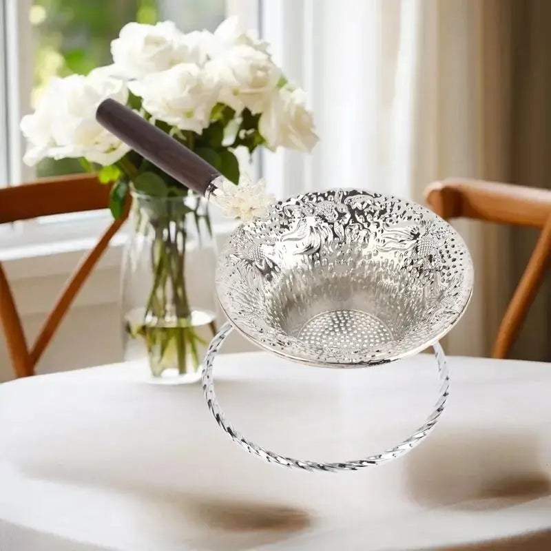 SWANS Koi Fish Tea Strainer – Fine Mesh Metal Loose Leaf Filter Tea Strainer SWANS