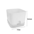 SWANS Self-Watering Square Plant Pot – Double Layer Indoor Outdoor Self-Watering Planter SWANS A3