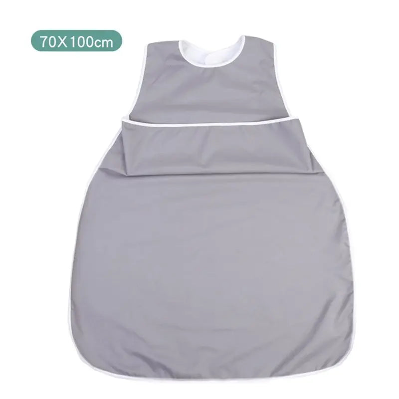 Adult Bibs for Men & Women – Waterproof Crumb Catcher Bib Adult Dining Bib SWANS