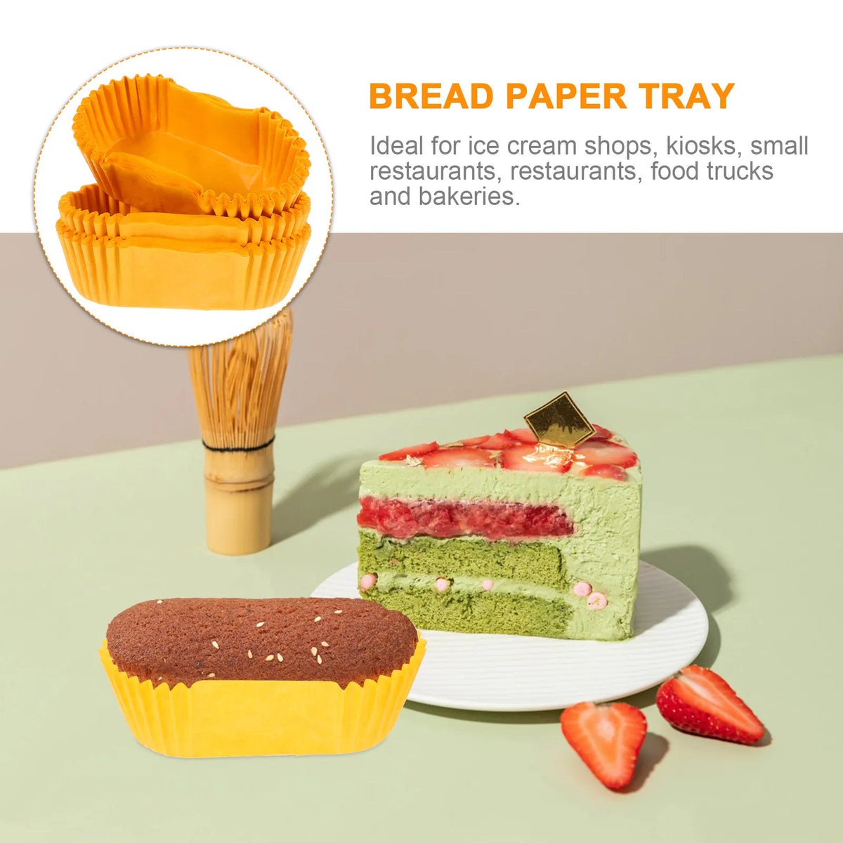 Oval Boat-Shape Baking Cups Grease-Proof Cupcake Liners 1000pc Cupcake Liners SWANS