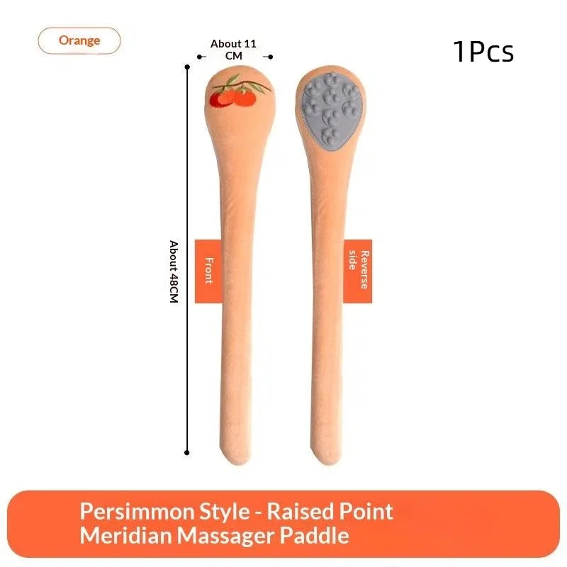 YOVIP Meridian Tapping Hammer – Traditional Wellness Massager Meridian Massage Hammer SWANS No plug Orange