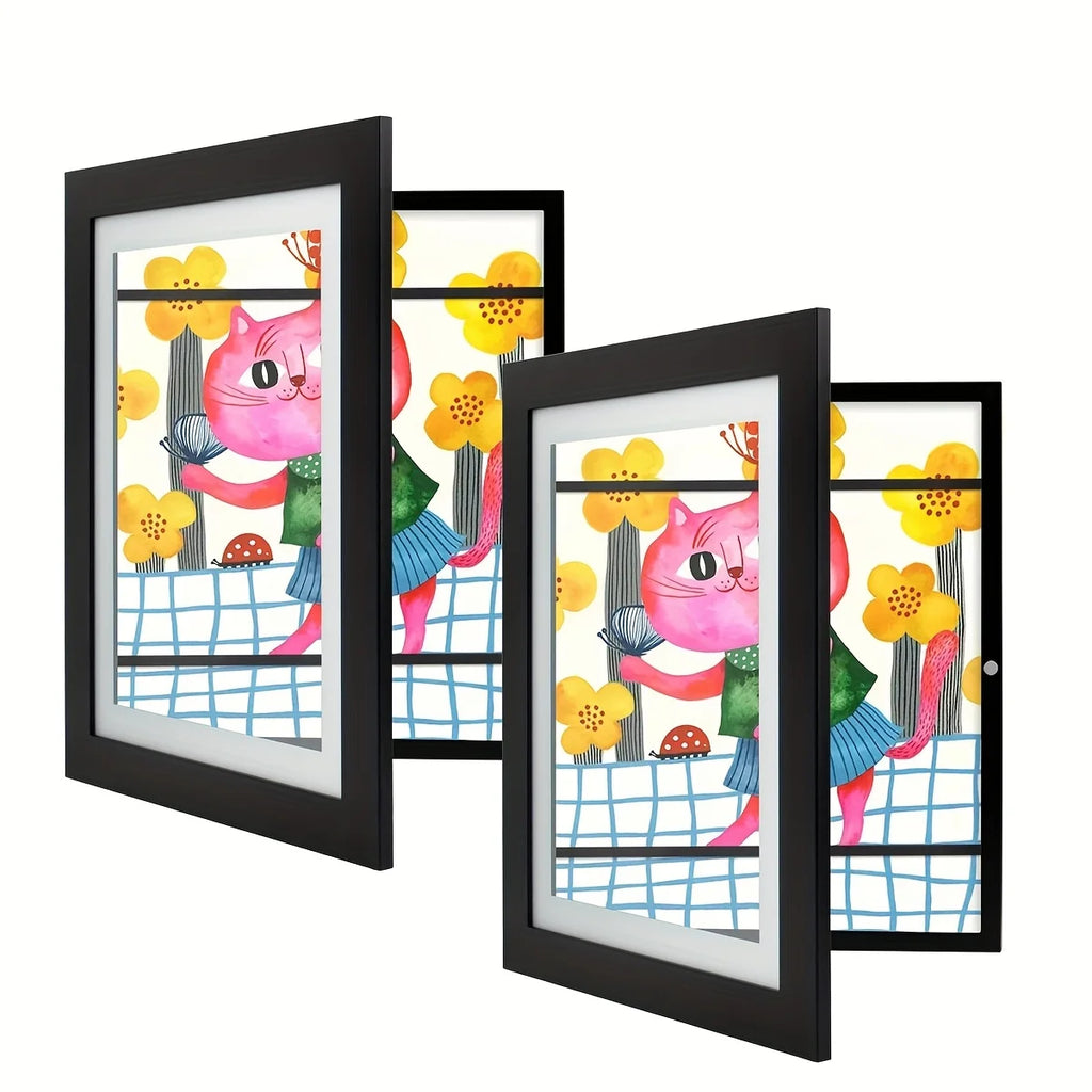 Kids Art Display Frame – Front Opening Changeable Artwork Frame Kids Artwork Frame SWANS