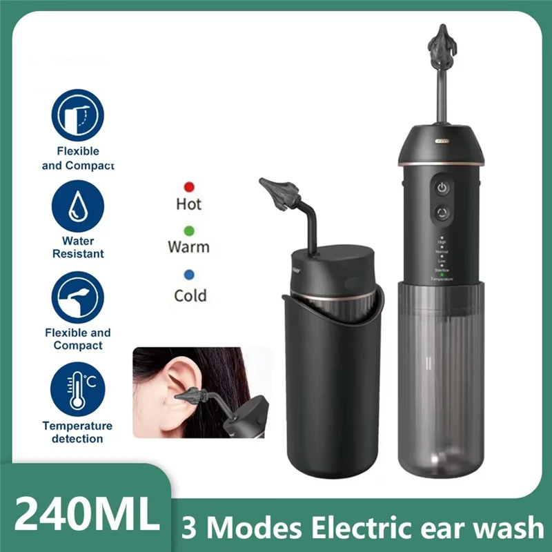 SWANS AA20 Rechargeable Electric Ear Cleaning Irrigation Kit Ear Cleaning Device SWANS