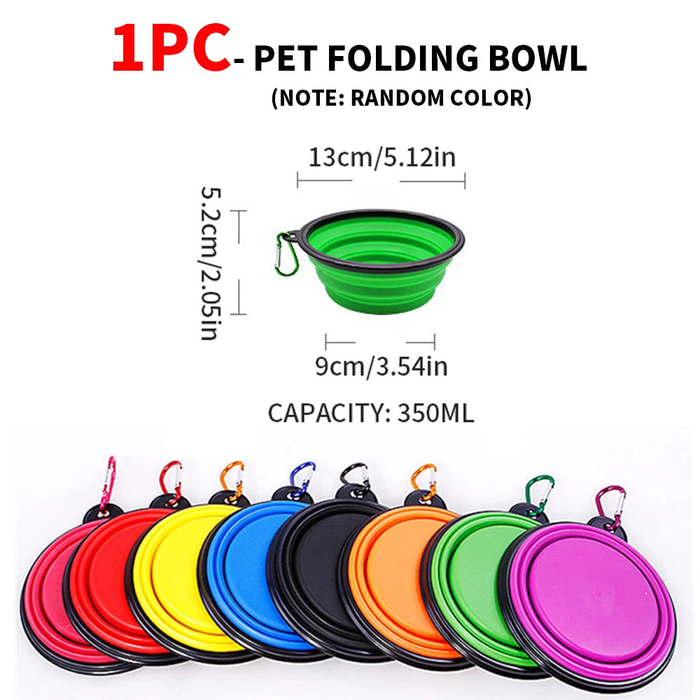 SWANS 350ml Folding Pet Bowl – Portable Collapsible Dog Bowl Collapsible Pet Bowl SWANS 1PC M