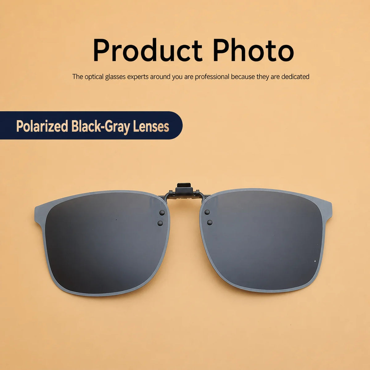 Polarized Clip-On Sunglasses Flip-Up UV400 for Glasses Clip-On Sunglasses SWANS
