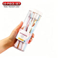 SWANS Soft Bristle Adult Toothbrushes 10 or 20 Pack Bucket Manual Toothbrush Set SWANS 10-piece set