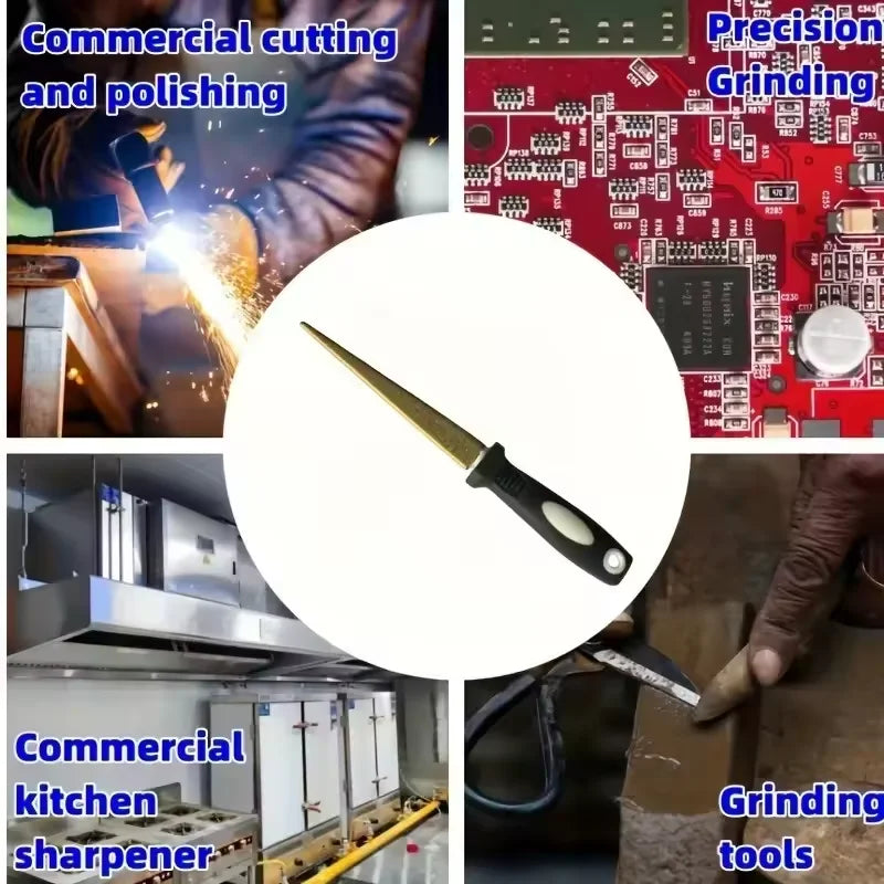 XMSJ Double-Sided Diamond Sharpening Stone – Knife Sharpener Diamond Knife Sharpener SWANS