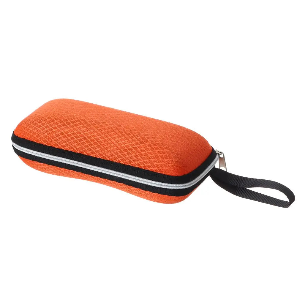 Vintage Portable Eyeglasses Case – Travel & Office Glasses Box Eyeglasses Case SWANS orange