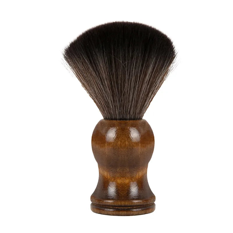 SWANS Soft Neck & Face Duster Brush for Barber Salon | Hair Neck Duster Brush SWANS brown