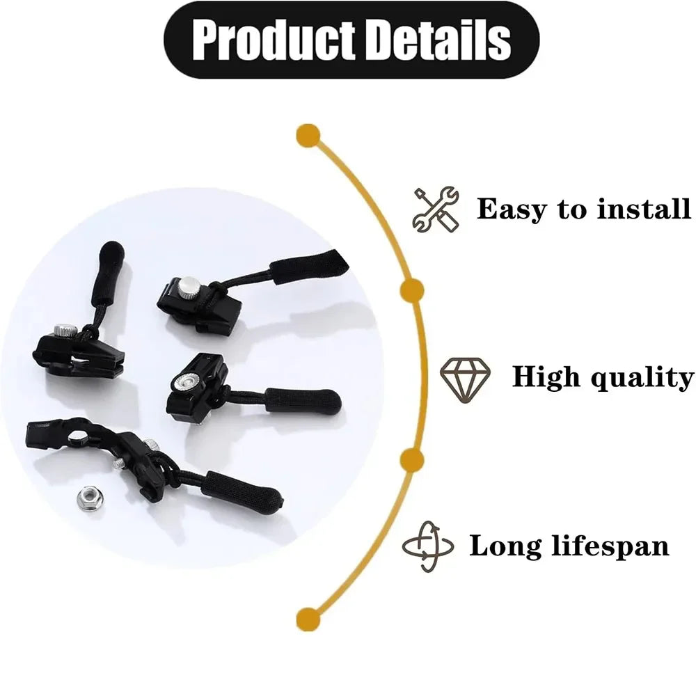 Universal Zipper Repair Kit – Replacement Slider Pulls 3–60 Pack Zipper Repair Kit SWANS