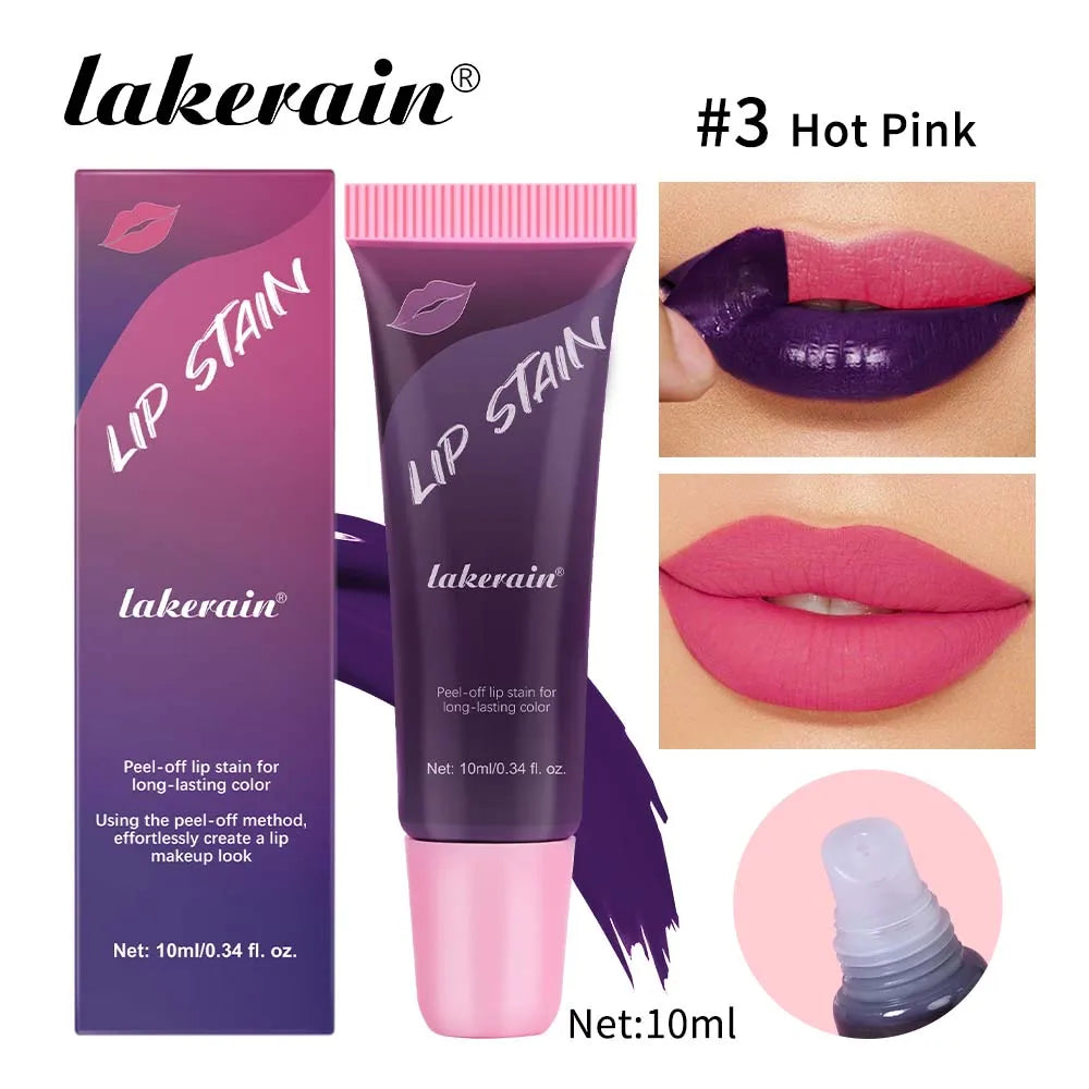 Lakerain Peel-Off Lip Stain – Waterproof Long-Lasting Color Peel-Off Lip Stain SWANS 03 China Mainland