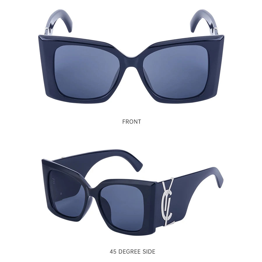 TOYEARN Oversized Cat Eye Sunglasses UV400 Vintage Shades Cat Eye Sunglasses SWANS