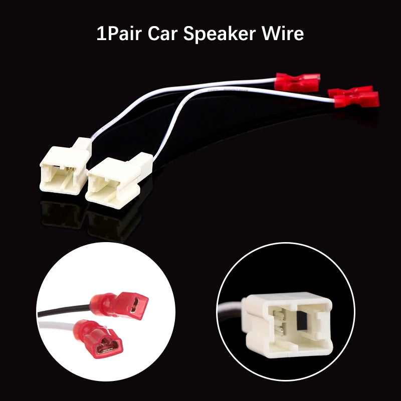Front Speaker Wire Harness Adapter for Nissan & Renault Speaker Wire Adapter SWANS one size