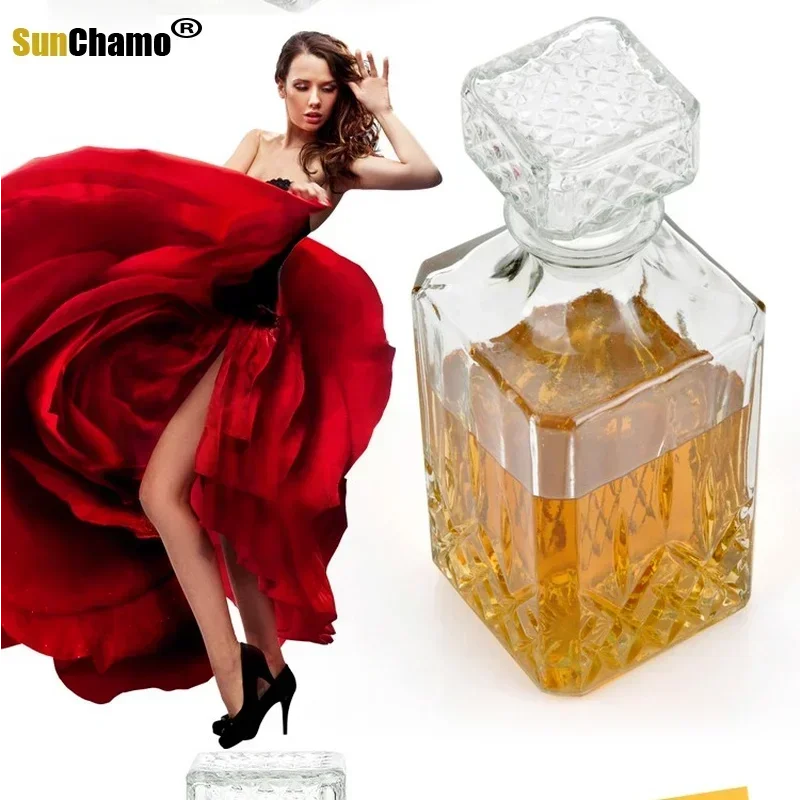 1000ml Lead-Free Glass Wine Decanter & Whiskey Carafe Glass Wine Decanter SWANS