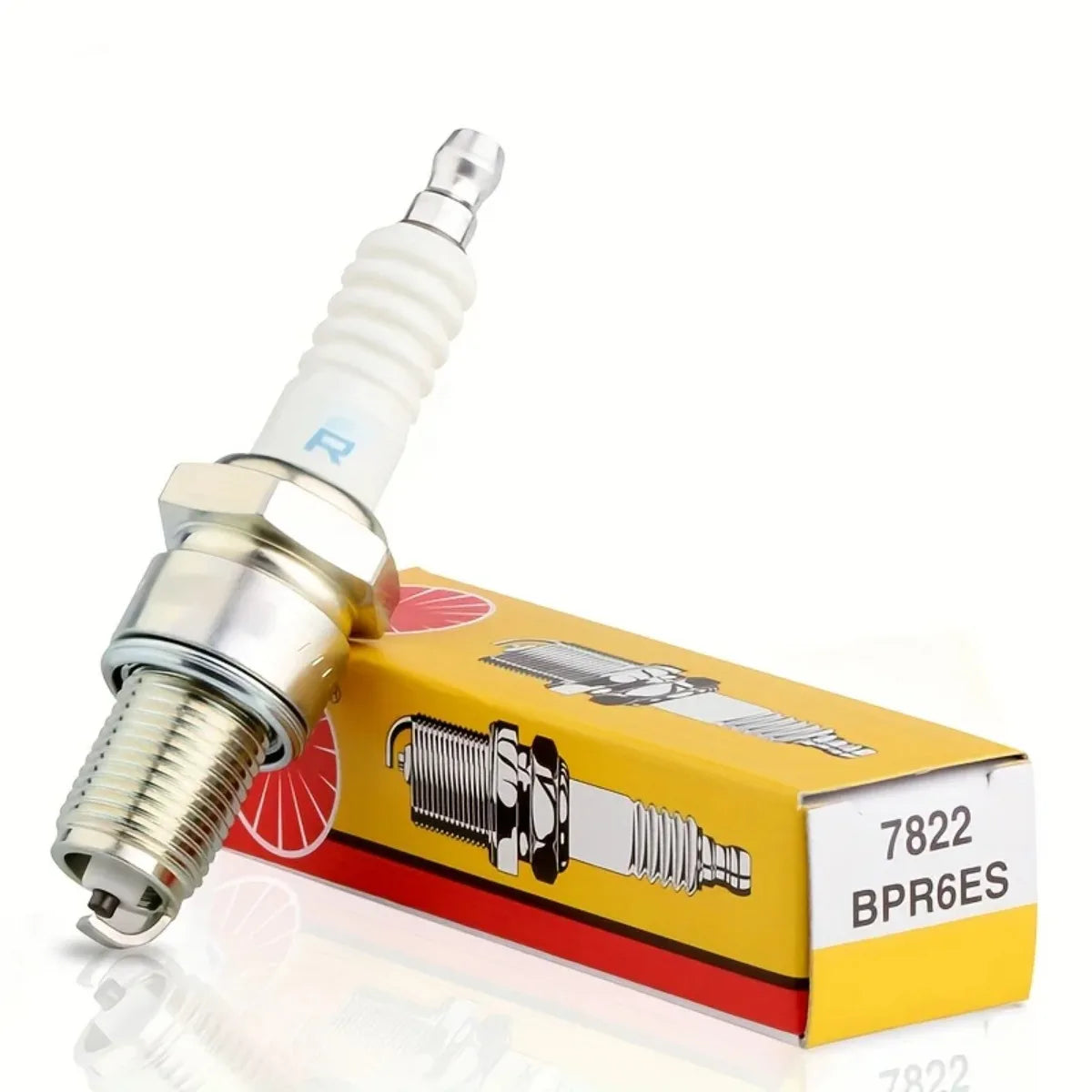 NGK BPR6ES 7822 Nickel Spark Plugs – Car, Motorcycle & Mower Nickel Spark Plug SWANS