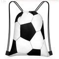 Sports Ball Pattern Drawstring Backpack Cinch Sack Bag Drawstring Backpack SWANS 4
