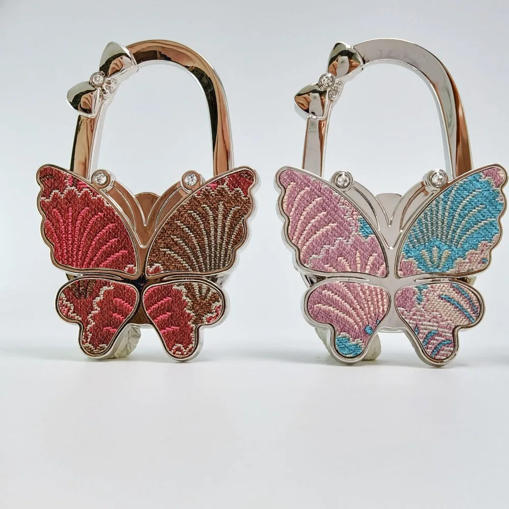 SWANS Butterfly Desk Hook – Foldable Aluminum Purse Hanger Desk Purse Hook SWANS