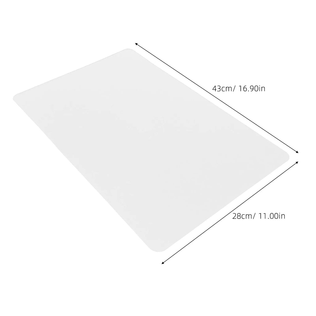 10-Pack Clear PP Plastic Placemats 17x11 – Wipeable Waterproof Plastic Placemats SWANS