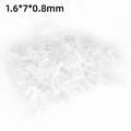 50-Pack Eyeglass Rubber Plug Locks – DIY Glasses Repair Kit Eyewear Repair Kit SWANS 1.6-7-0.8