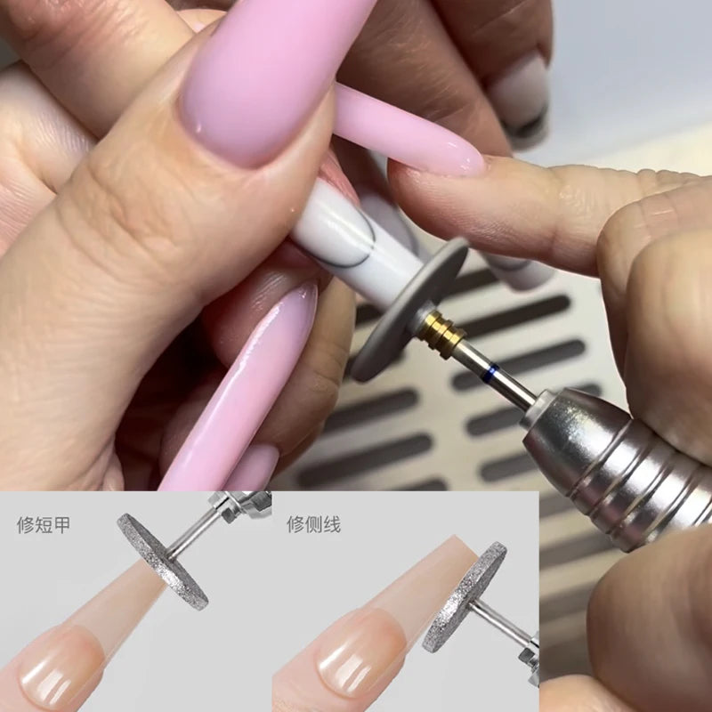 Diamond Electric Nail Drill Bit – Metal Cuticle Cutter & Grinder Nail Drill Bit SWANS