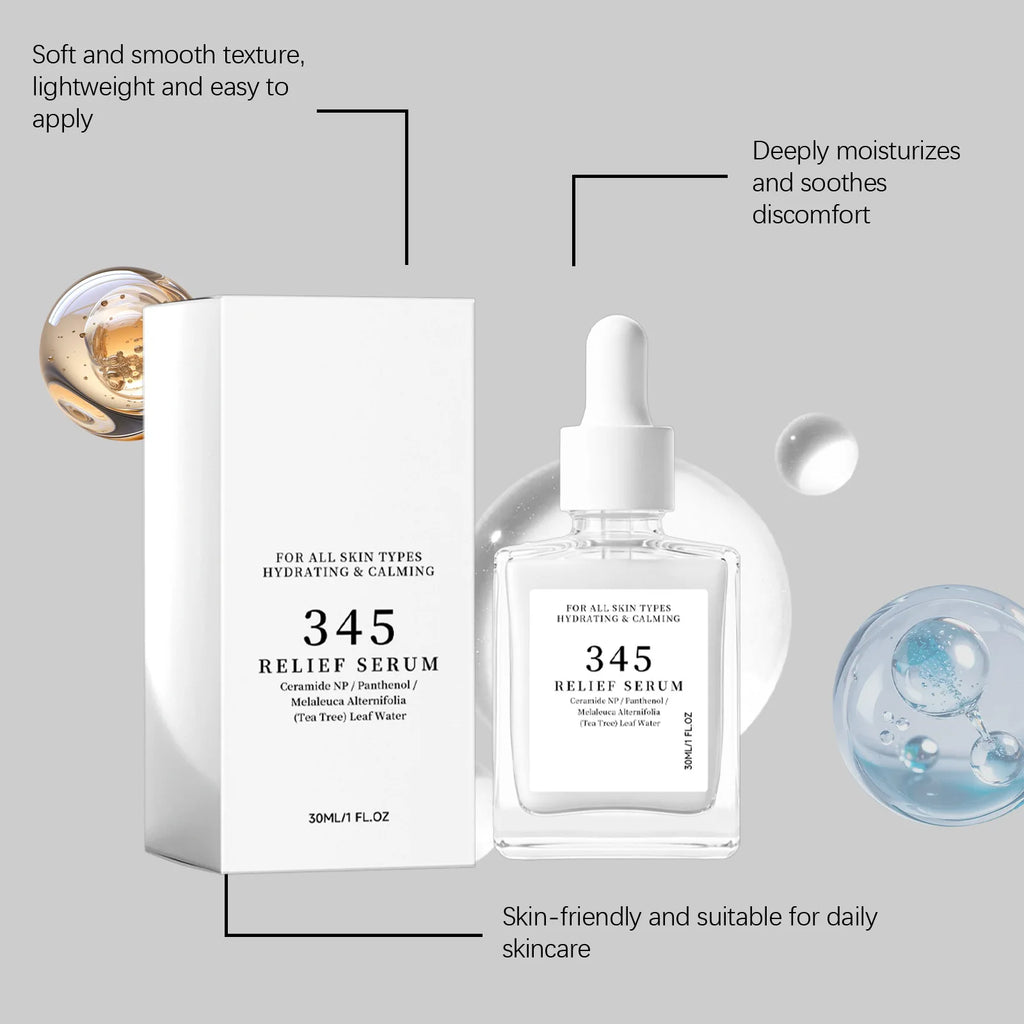 345 Relief Serum – Hydrating Barrier Repair & Brightening Face Serum SWANS