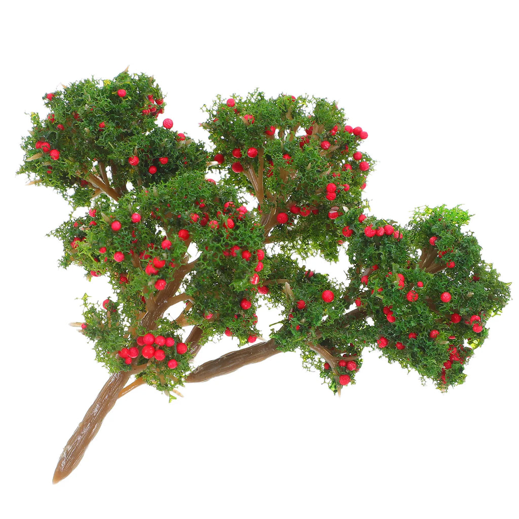 6-Pack Miniature Artificial Fruit Trees – DIY Sand Table Décor Miniature Artificial Trees SWANS