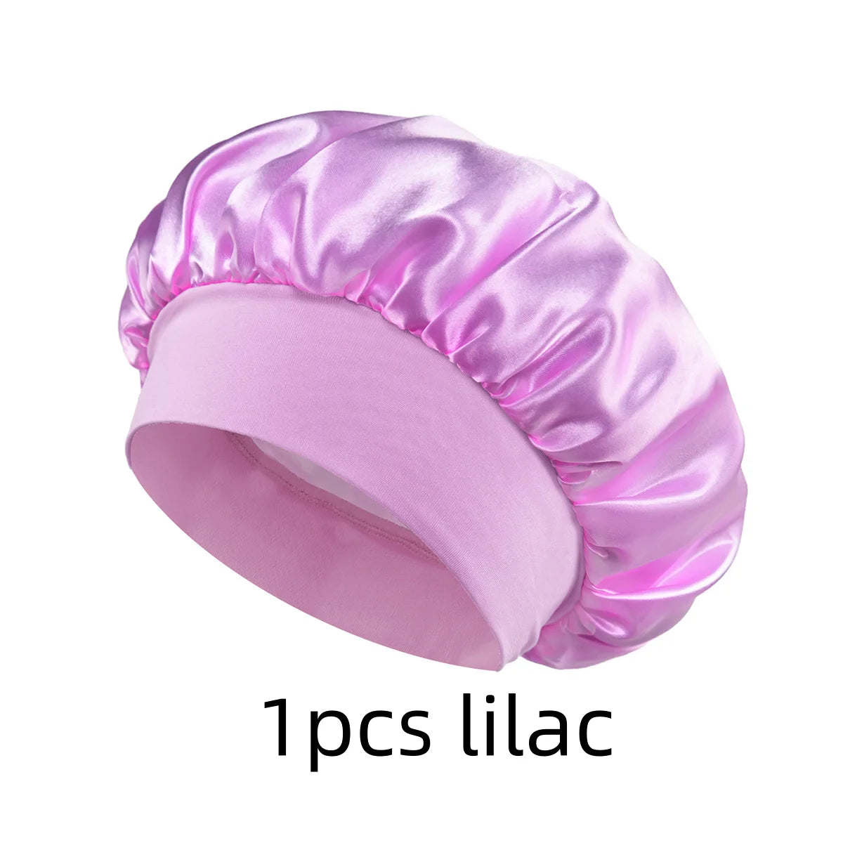Satin Sleep Bonnet for Natural Curly Hair – Women's Silk Cap