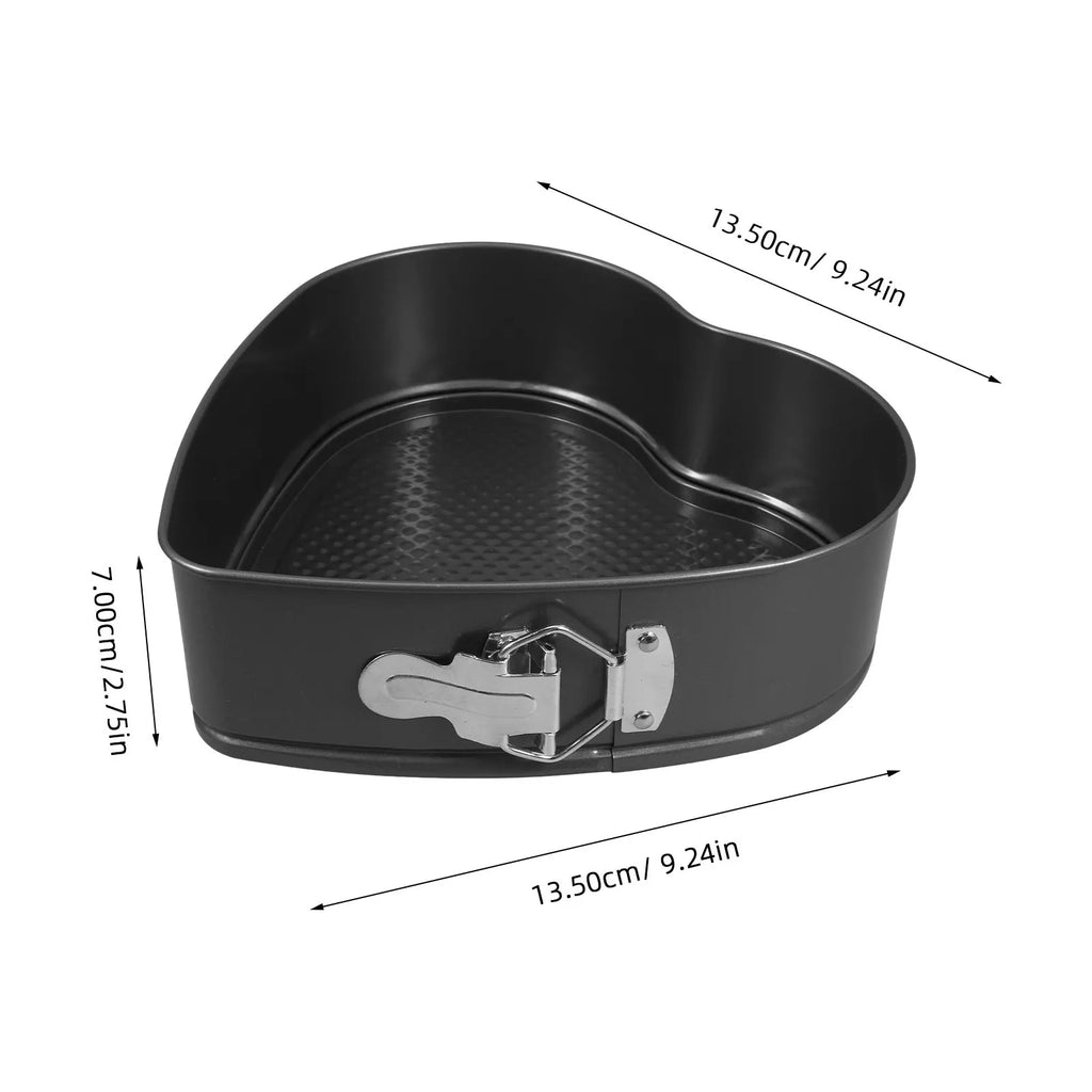 Heart Springform Cheesecake Pan – Nonstick Carbon Steel Mold Springform Cake Pan SWANS
