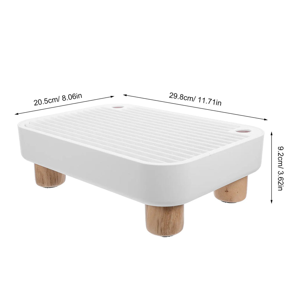 Cat Litter Box Ramp Step – Elevated Litter Catcher Platform Cat Litter Accessory SWANS