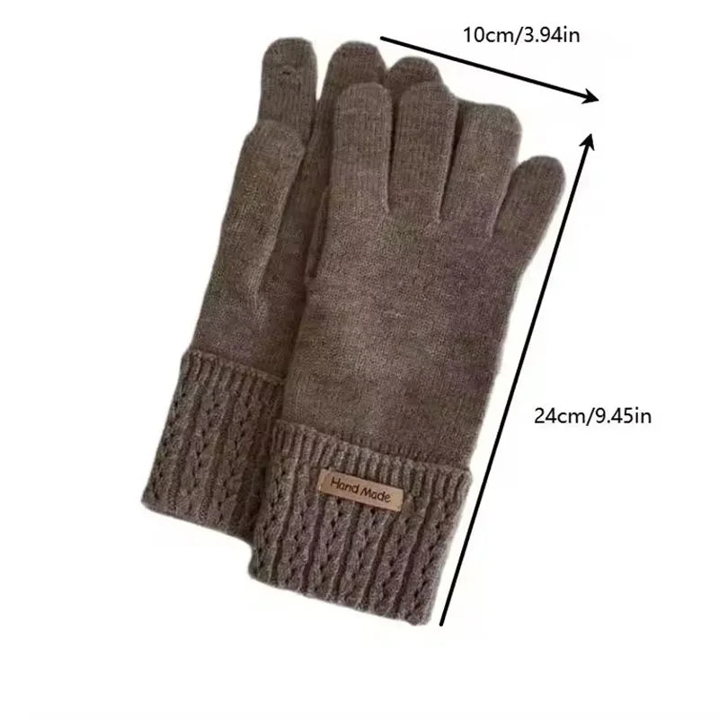 Women's Knitted Touchscreen Gloves – Fingerless & Full Finger Knitted Gloves SWANS