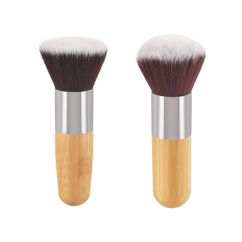 KuZHEN Flat Top Makeup Brush – Foundation, Blush & Powder Makeup Brush SWANS