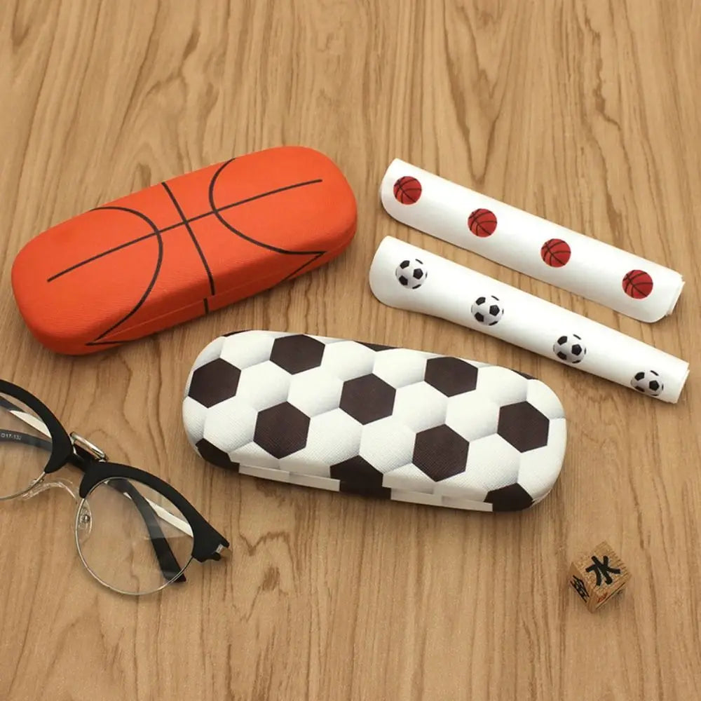 Sports Pattern Glasses Case – Anti-Pressure Metal Spectacle Box Eyeglasses Case SWANS