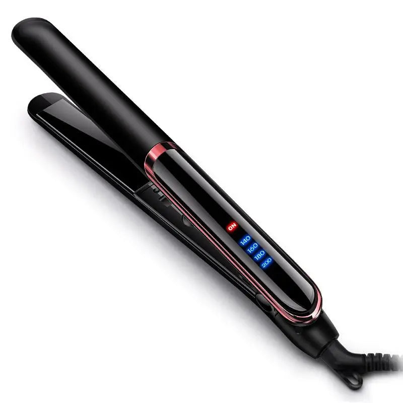 YIBER 26MM 2-in-1 Negative Ion Hair Straightener Curling Iron Hair Straightener Iron SWANS Black UK