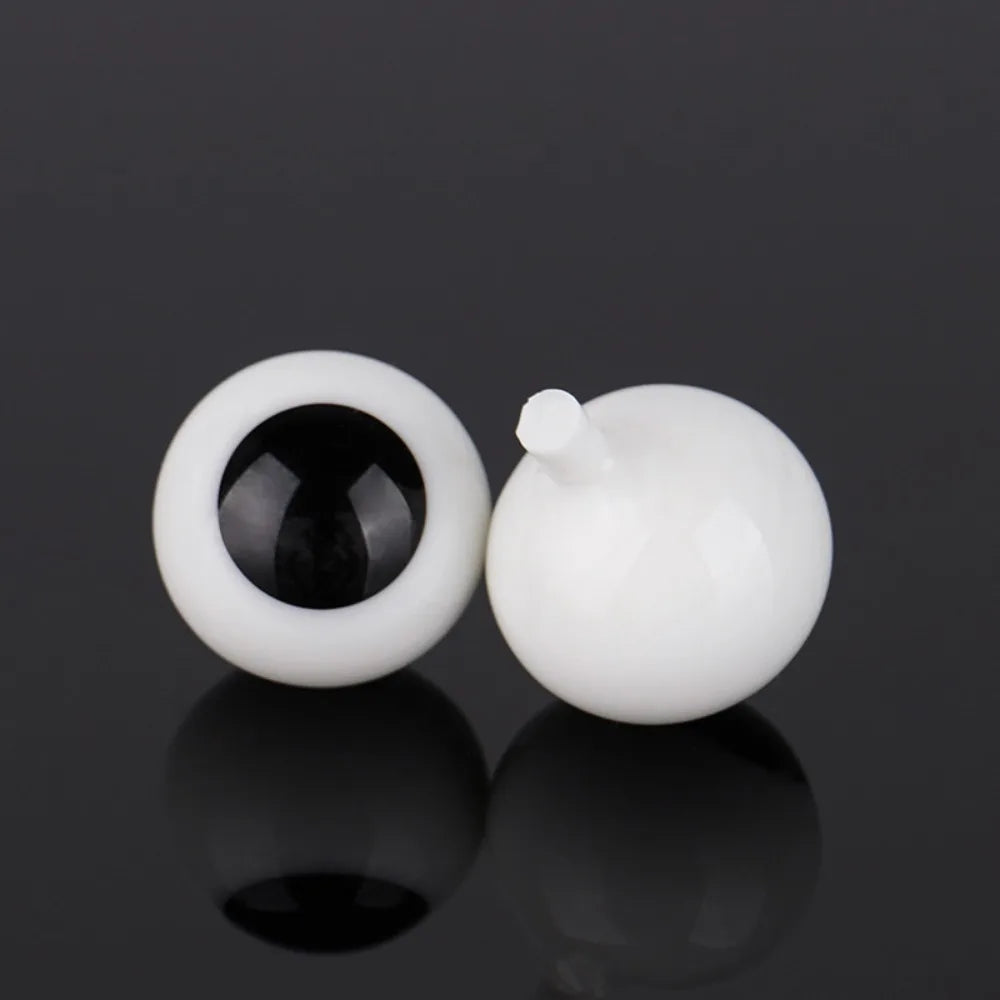 Glass Doll Eyes 4mm–10mm Black Eyeballs for DIY Crafts Doll Craft Eyes SWANS