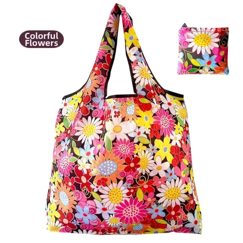 SWANS Large Foldable Reusable Shopping Bag – Heavy Duty Tote Reusable Shopping Bag SWANS 1