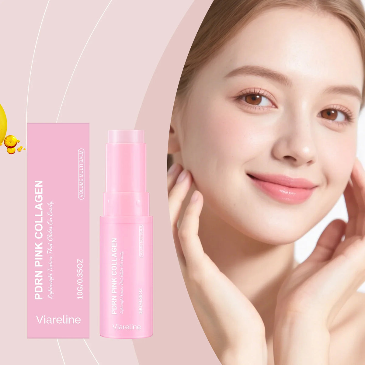 VIARELINE PDRN Pink Collagen Balm Stick – Deep Hydration Collagen Balm Stick SWANS