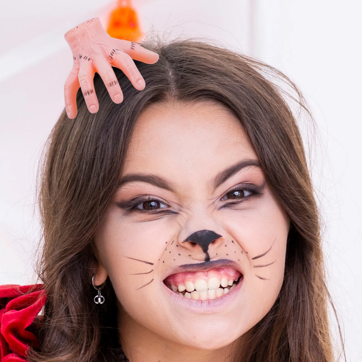 Halloween Spooky Hand Hair Clip – Novelty Party Barrette Halloween Hair Clip SWANS