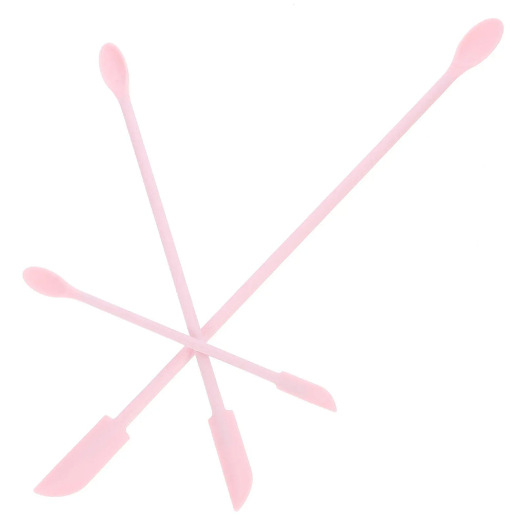 3-Pack Silicone Spatula Set – Cosmetic Scraper for Lotion & Cream Cosmetic Spatula Set SWANS