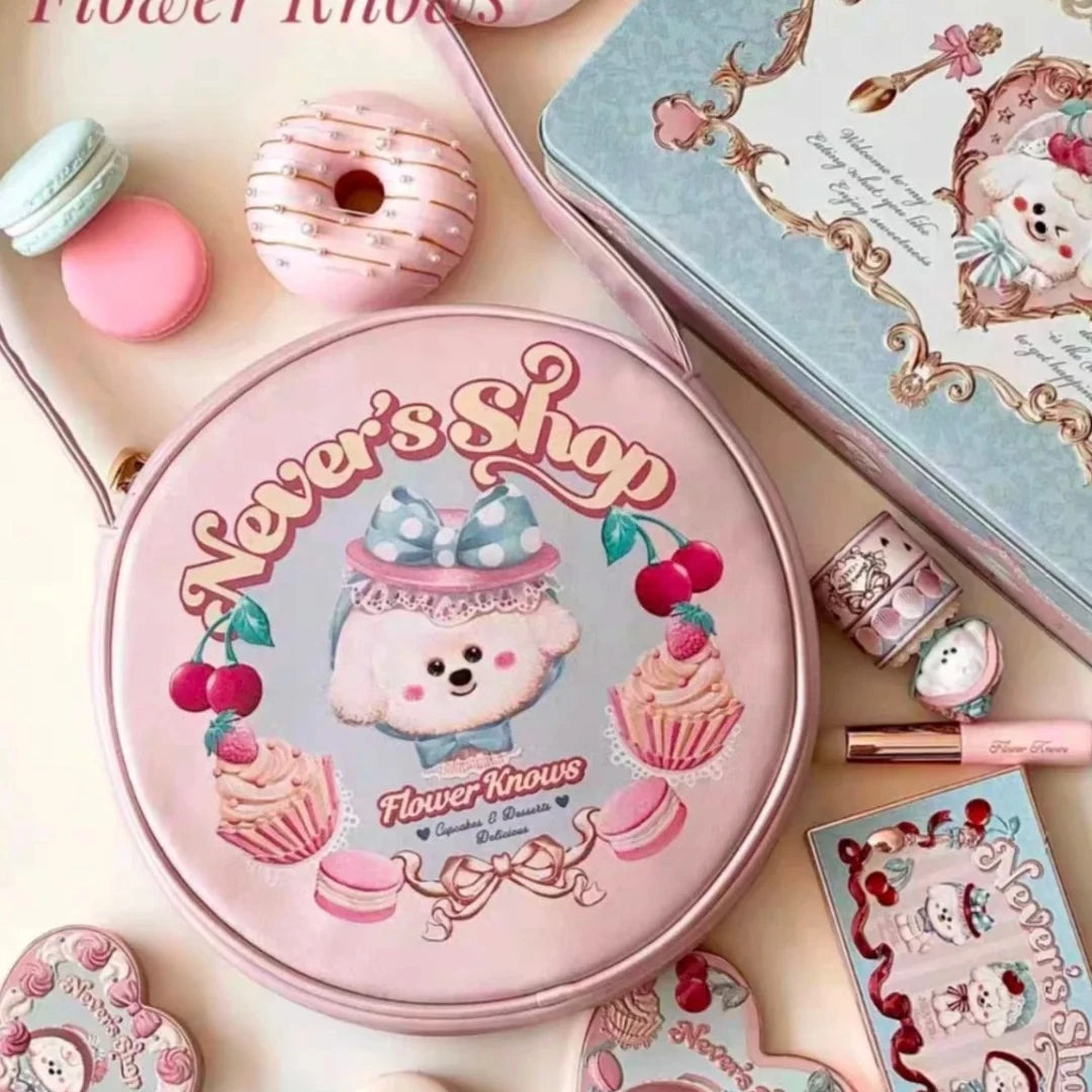 Flower Knows Pink Cosmetic Bag & Coin Purse – Nevers Shop Cosmetic Bag SWANS