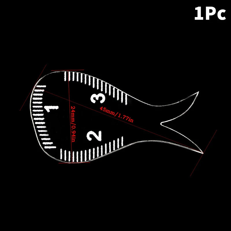 Brow Mapping Ruler – Eyebrow Shaping & Microblading Stencil Eyebrow Shaping Tool SWANS 1Pc D