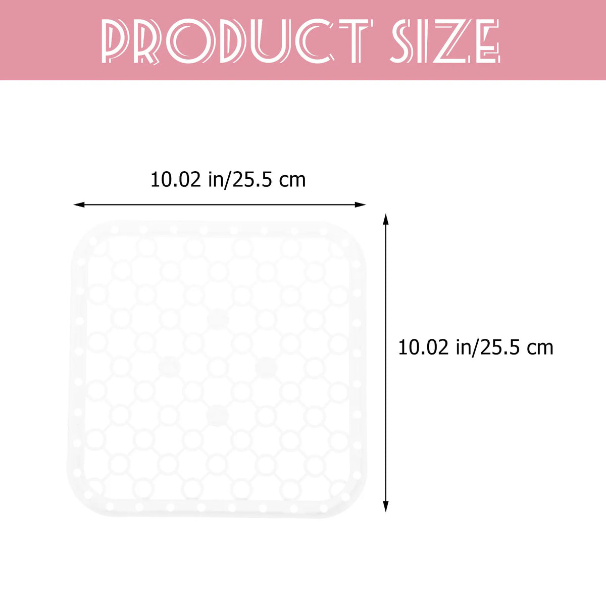 2-Pack Kitchen Sink Protector Mats – Hollow Drain Pad Sink Protector Mat SWANS