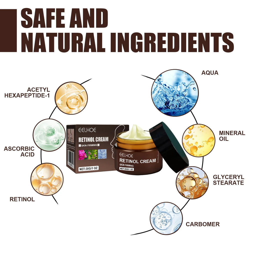 Retinol Facial Cream – Firming, Brightening & Anti-Aging Moisturizer Retinol Face Cream SWANS