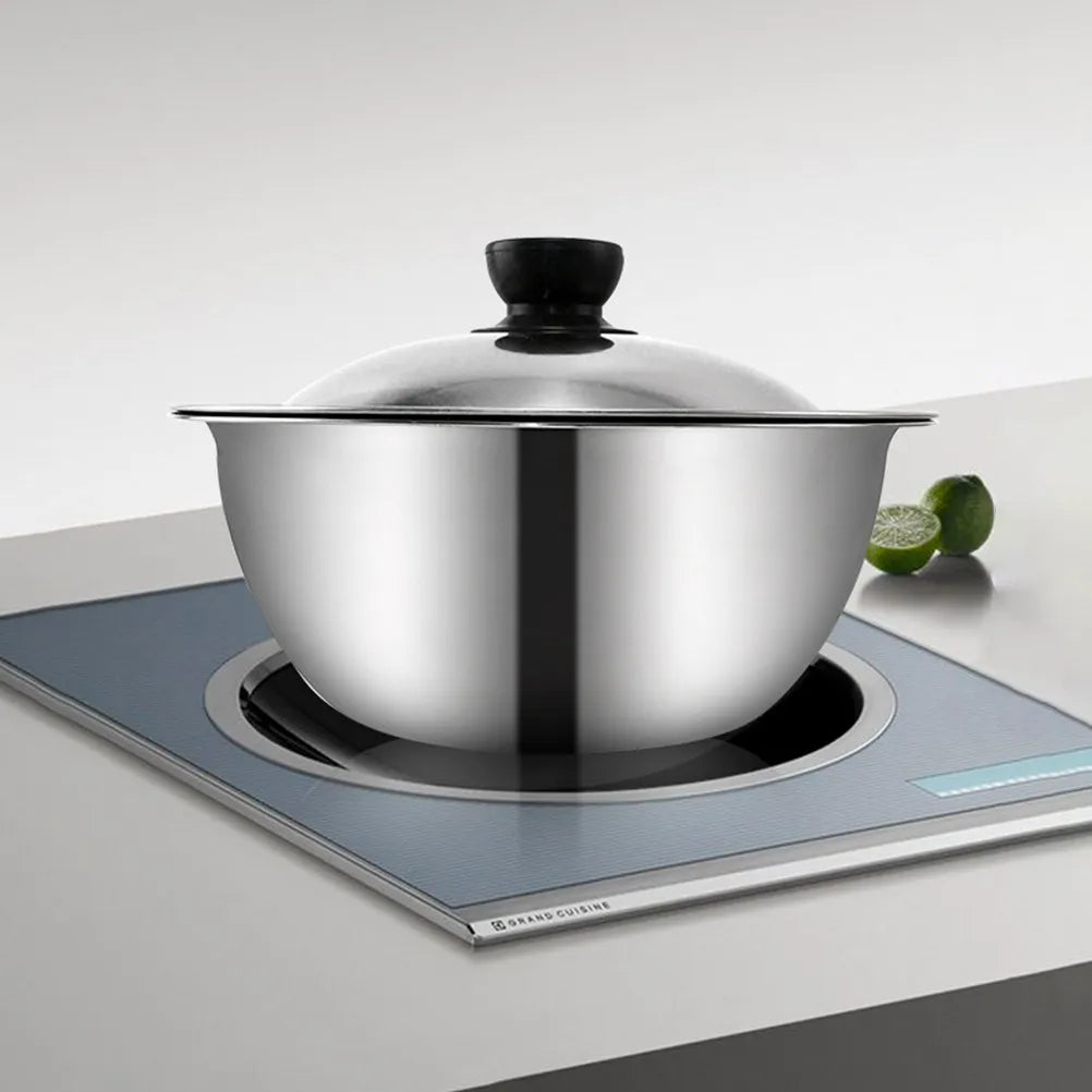 SWANS Deep Stainless Steel Mixing Bowl – Multi-Function Kitchen Basin Mixing Bowl SWANS