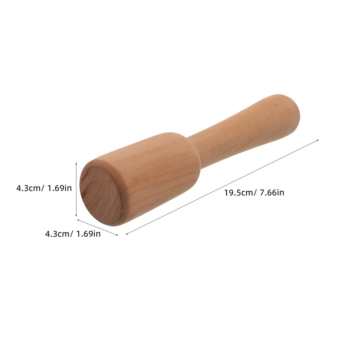Wooden Fermentation Tamper – Sauerkraut & Kimchi Pounder Fermentation Tamper SWANS